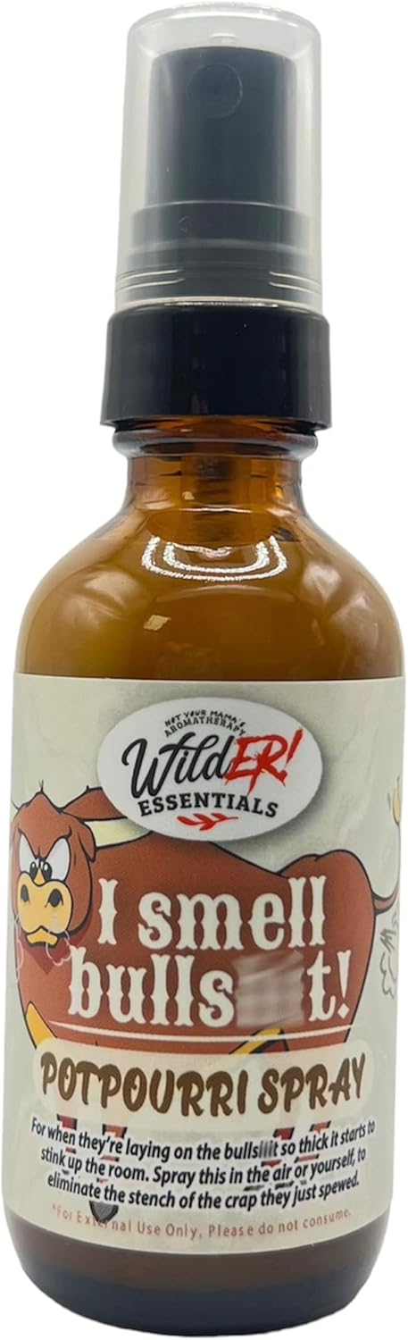 WildER Essentials - I Smell Bull - Essential Oil air freshener spray made in the USA with organic witch hazel and pure essential oils...