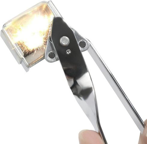Triple Flint Torch Striker, Triple Flint Spark Lighter, for Welding and Cutting, 6pcs Flint Replacements, for Welder...