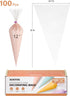 Kootek 12" Piping Bags (100Pcs), Disposable Pastry Bags Anti Burst Icing Frosting Bag Thick Cake Decorating Bags for Cookie, Cupcake, Candy, Bakin...