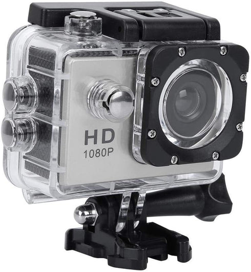 VBESTLIFE Mini Ultra HD Action Camera 1080P 12MP Sports Camera with Wide Angle Lens Full HD 2.0 Inch TFT LCD Screen Support 30m/98ft Underwater Wa...