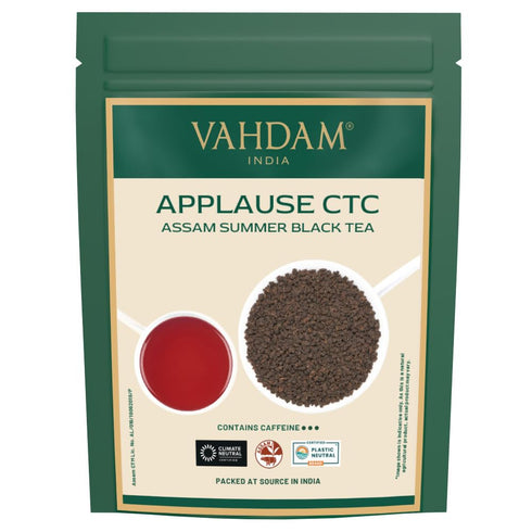 VAHDAM Assam CTC Black Tea Loose Leaf (100+ Cups) | STRONG, BOLD & RICH | 100% PURE | EVERYDAY ASSAM MILK TEA | 9oz...