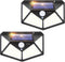 Solar Lights Outdoor IOTSES, 100 LED 270°Wide Angle PIR Motion Sensor Waterproof Durable Solar Powered Security Wall Lights 3 Modes for Fence, Fro...