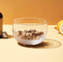 Amehla 18-ounce Nut Bowl, Snack Jar and Candy Dish with Hammered Finish, Handblown Glass End Table Piece...