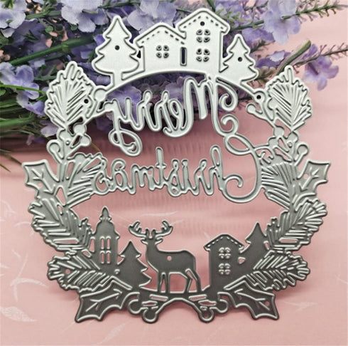 Cutting Dies for Card Making Layer Frame Set Metal Die-Cuts Scrapbooking Background Set DIY Craft Punch Template Embossing for Paper Album Décor (...