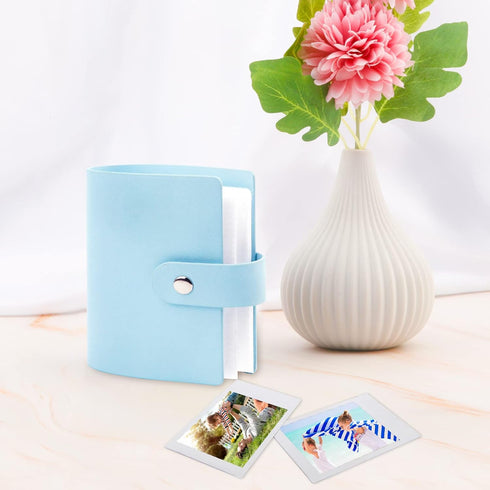 52 Pockets Mini Photo Album for Fujifilm Instax Mini Instant Film, Polaroid Snap, Z2300, SocialMatic Instant Cameras & Zip Instant Printer (Blue, ...