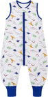 Miracle Baby Sleeping Sack with Feets TOG 0.5 Sleepsack Toddler Sleep Sack with Legs 100% Cotton Sleeveless Baby Wearable Blanket Baby Sleeping Ba...