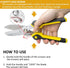 Scissors Heavy duty 9-inch, Shears Multipurpose, Easy Cutting Iron Sheet, Carpet, Leathers, Tin, Wires...