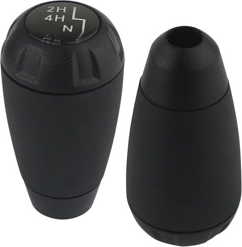 APPERFiT Transfer Case Shift Shifter Knob for Automatic/Manual Transmission Black Trim Compatible with Jeep Wrangler JK 4WD 2011 2012 2013 2014 20...