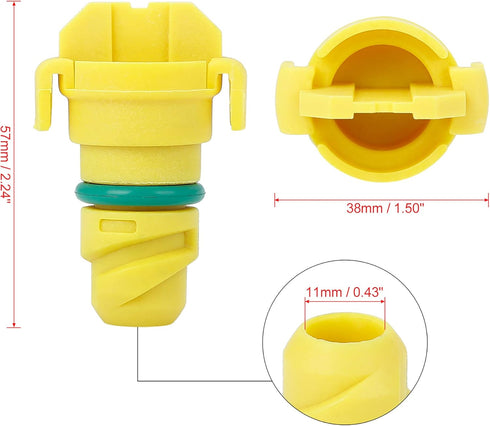 X AUTOHAUX 3pcs ABS Car Engine Oil Drain Plug Replacement for Ford for Lincoln KX6Z6730B...