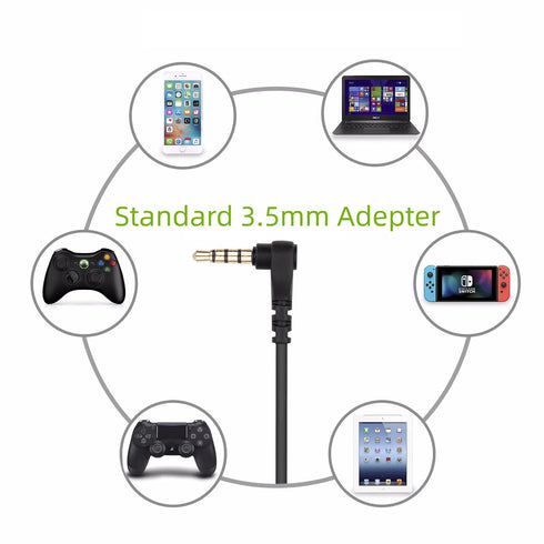 Saipomor Replacement 3.5 Male to Female Audio Cable Adapter Compatible with SteelSeries Arctis3 Arctis5 Arctis Nova3 Arctis7 Arctis Pro+ GameDAC A...