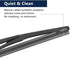 X AUTOHAUX Car Rear Windshield Wiper Blade Arm Set for Mazda3 2010-2013 14 Inch 355mm...
