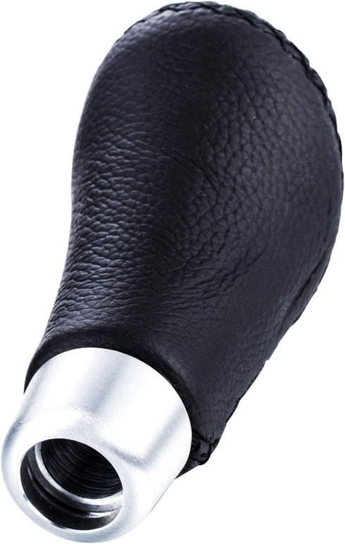 Arenbel Stitched Leather Shifter Stick Knob Replacement Type R Manual Gear Shift Lever Handle Fit Most MT Cars, Black...
