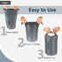 Frelaxy Waterproof Dry Bag 2 Pack/3 Pack, Lightweight Portable Dry Bags, 5L & 15L & 25L Durable Dry Sack Set Keep Gear Dry for Hiking, Camping, Bo...