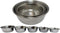5 Pc. Nested Stainless Steel Bowl Set | Graduated Sizes 2.25" to 3.25" | Multi-Functional | Dishwasher Safe | Elegant Space-Saver...