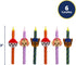 PAW Patrol Birthday Cake Candles | 6 Birthday Candles for Cake Decorations, Red, Pink, Blue Candles Featuring Chase, Marshall, Skye | Cake Toppers...