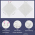 MICHLEY Animal Face Hooded Baby Towel Cotton Bathrobe for Boys Girls 0-6 Year White...