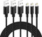 Nikolable Lightning Cable Certified iPhone Charger 3Pack 6ft Lighting to USB A Charging Cord Compatible with iPhone 14 13 12 11 Pro Max XS XR 8 Pl...
