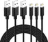 Nikolable Lightning Cable Certified iPhone Charger 3Pack 6ft Lighting to USB A Charging Cord Compatible with iPhone 14 13 12 11 Pro Max XS XR 8 Pl...