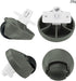 Universal Wheel for Roborock S7/S7 MAX V Ultra/S8+/G10/G10S/G20/T7S Robot Vacuum Cleaner Replacement Accessories...