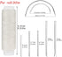 32 Yards Waxed Thread with Leather Hand Sewing Needles,150D Flat Sewing Waxed Thread and Leather Repair Needles for Home Upholstery Carpet Leather...