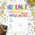 Bounce House or Jumping Party Invitations (20 Count) With Envelopes...
