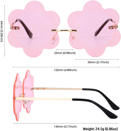 Strawberry Shape Sunglasses Retro Trendy Fun Sunglasses for Women Men Christmas Decorations Party Favor...