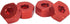 VGEBY 4pcs Wheel Hub Hex Adapter, 5mm to 12mm Hex Combiner RC Model Car Parts Fit for D12 1/10 RC Trucks(Red) Car Model Accessory 1/16 Rc Wheels a...