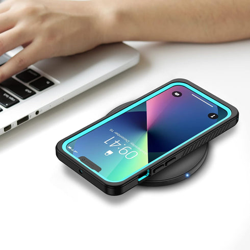 Lanhiem for iPhone 13 Case, IP68 Waterproof Dustproof Shockproof Cases with Built-in Screen Protector, Full Body Sealed Protective Front and Back ...