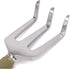 Worth Garden Cast Aluminium Hand Cultivator for Tilling Soil - PVC Handle - Garden Hand Tool - T217A00...