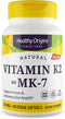 Healthy Origins Vitamin K2 100 mcg (MK-7, Non-GMO, Gluten Free, Cardiovascaular Support, Bone Support), 60 Veggie Gels...
