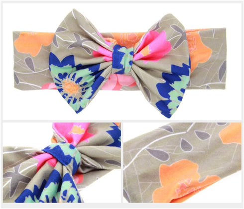 Baby Girls Toddler Bowknot Headband Infant Rabbit Ear Hair Band Headdress...