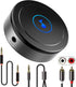 Bluetooth Receiver, Bluetooth Audio Adapter for Home Stereo, Speaker with AUX 3.5mm / RCA Input, Low Latency and HD Audio, Pair with Phone, PC, TV...