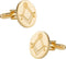 Gold Masonic Cufflinks for Men - Gold Freemason Cufflinks with Presentation Box...