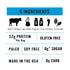 Garlic Kalahari Biltong, Air-Dried Thinly Sliced Beef, 2oz (Pack of 3), Sugar Free, Gluten Free, Keto & Paleo, High Protein Snack...