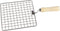 Stainless Steel Square Wire Roaster Rack, Papad Jali, Roti Jari with Wooden Handle/Easter Day Gift 13 Inch...
