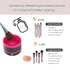 Electric Makeup Brush Cleaner Machine, Quick Cleaning Make Up Brush Washing Tool, Fast Spin and Clean in Seconds - Black & Pink...