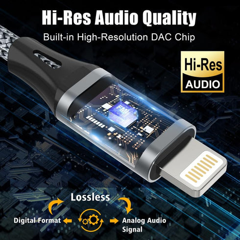 AGVEE 4ft MFi Certified Lightning to RCA Cable Audio Y Cord Adapter Converter for iPhone 14 13 12 11 XS XR X 8 7 iPad iPod to Car, Home Stereo Spe...