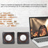 fo sa Mini USB Wired Speaker, 3.5mm Jack Stereo Speaker Portable Travel Loudspeaker Speaker Desktop Square Small Speaker for PC MP3 MP4 Laptop...