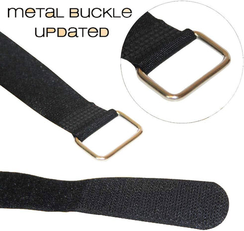Hook And Loop Straps 10 Pack 50 inch Straps?Reusable Cable Strap,Management Adjustable Multipurpose Hook And Loop Securing Straps...