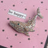 Wixine 2Pcs Blue Full Rhinestone Whale Fish Brooches Women Alloy Dolphin Animal Party Casual Brooch Pins Gifts...