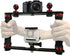 Aluminium Alloy Underwater Video Light Stabilizer Tray Dive Light Stand Tray with Two Aluminum Alloy 1'' Ball Handle for Action Camera and Any Oth...