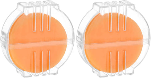 2pcs Beeswax Thread Conditioners Thread Wax Block with Plastic Box for Quilting Sewing, Embroidery Wax Sewing Supplies, Golden...