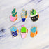 MJartoria 27PCS Cute Brooch Enamel Pins Set-Cartoon Dinosaur Fruit Plants Cat Novelty Lapel Pins Badges for Backpacks Clothing Bags Jackets Access...