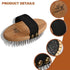 Bamboo Palm Ball Pin Brush for Small Dog & Cat Grooming Massaging Shedding and Bath Metal Pin Pets Tools...