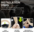 Andalus Australian Sheepskin Wool Steering Wheel Cover for Women & Men - Universal 15 Inch Steering Wheels & Accessories - Eco-Friendly Wheel Cove...