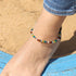 Jewever 7 Chakra Beach Anklet Bracelet for Women Foot Crystals and Healing Stones Balance Yoga Meditation Worry Stone Strand (8.5-10 Inches)...