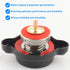 High Pressure Radiator Cap with Temperature Gauge, 1.8 Bar Radiator Cap 25.6psi Compatible with Honda, Kawasaki, Suzuki, Yamaha, Polaris Ranger, H...