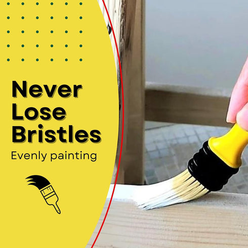 Paint Brushes for Walls 5 pcs, Chip Brush Set, 1, 1, 2, 2, 3 inch | Chalk Paint Brush for Furniture, Wax Brush, Disposable Brush, Trim Paint Brush...
