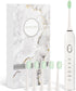 Adult Ultrasonic Electric Toothbrush, 5 Mode Electric Toothbrush, IPX8 Waterproof with Smart Timer, Soft Bristle Toothbrush for Deep Cleaning, Sta...