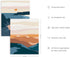HAUS AND HUES Nature Wall Art - Mountain Landscape, Geometric Abstract, Adventure Decor...